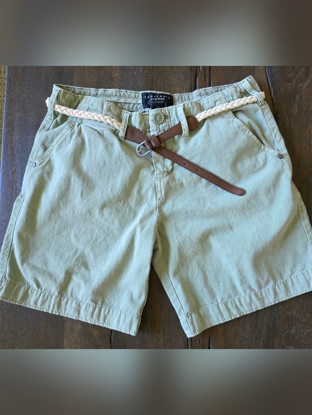 Anthropologie Sanctuary Womens Shorts Olive Size 29 Never Worn!